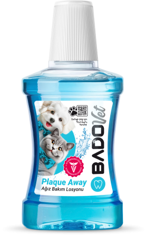 Bado Plaque Away Kedi ve Köpekler İçin Ağız Bakım Losyonu 250 Ml - Görsel 1
