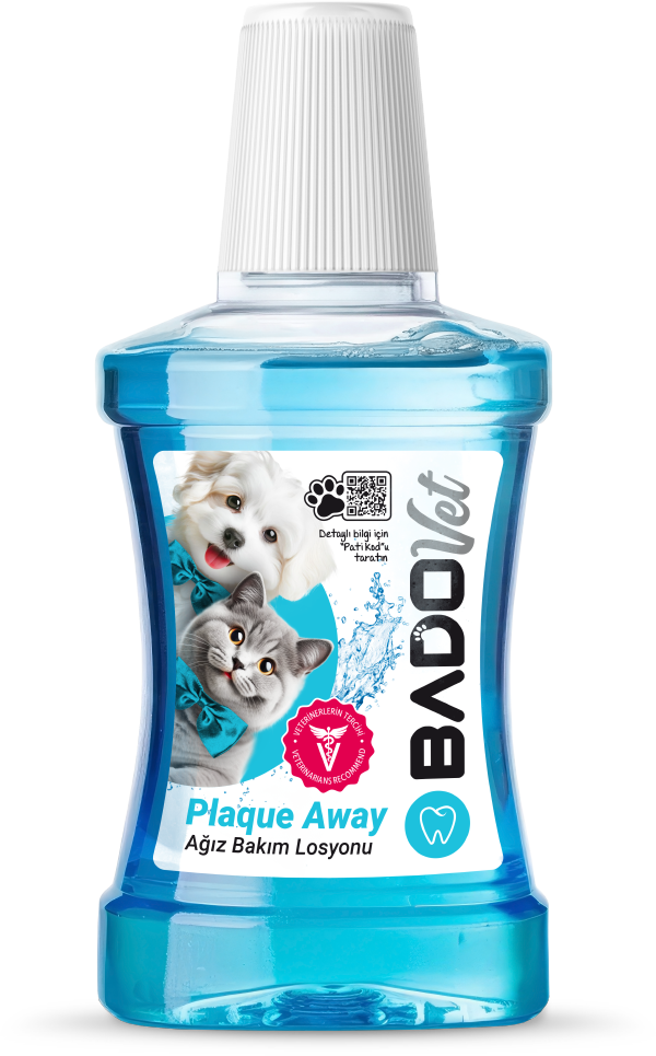 Bado Plaque Away Kedi ve Köpekler İçin Ağız Bakım Losyonu 250 Ml