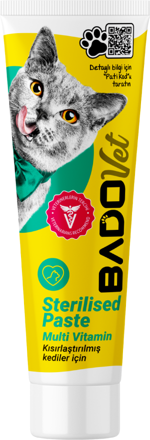 Bado Sterilised Paste Kısırlaştırılmış Kediler İçin Multi Vitamin Paste 100 ML - Görsel 1