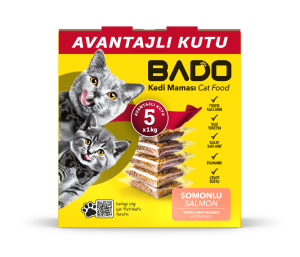 Bado Yavru Kedi Maması Somonlu 5x1kg - Görsel 1