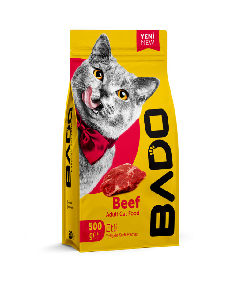 Bado Yetişkin Kedi Maması Etli Biftekli 500Gr - Görsel 1