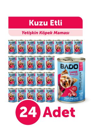 Bado Yetişkin Yaş Köpek Maması Kuzu Etli 400Gr 24'lü - Görsel 1