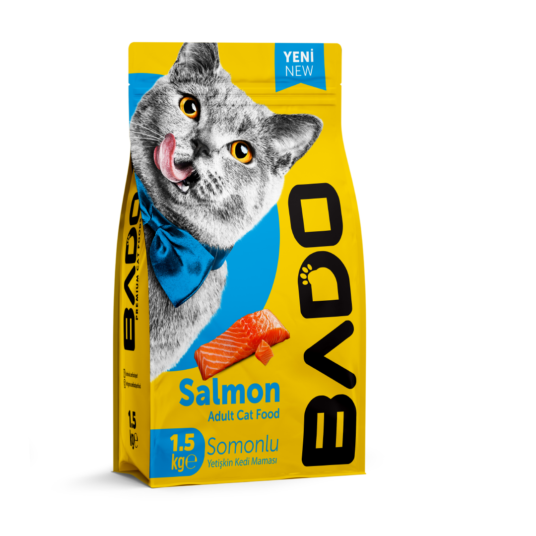 Bado Yetişkin Kedi Maması Somonlu 1,5 Kg - Görsel 1