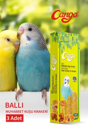Cango Muhabbet Kuşu Krakeri Ballı 81GR - Görsel 1
