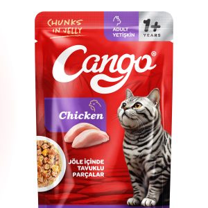 Cango Yaş Yetişkin Kedi Maması Tavuk Etli 80 GR - Görsel 1