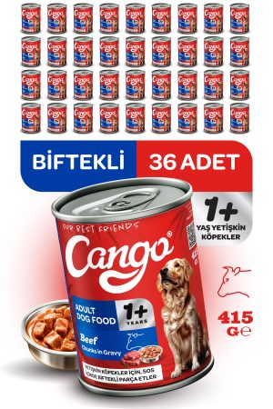 Cango Yaş Yetişkin Köpek Maması Etli 415GR 36Lı - Görsel 1