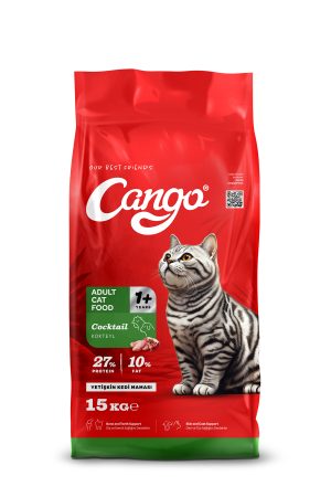 Cango Yetişkin Kedi Maması Kokteyl 15KG - Görsel 1