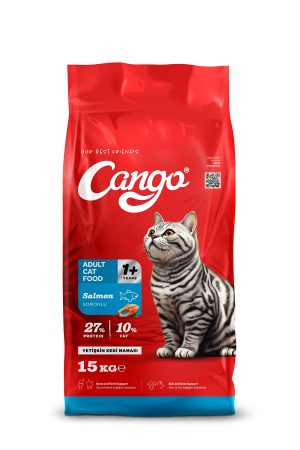 Cango Yetişkin Kedi Maması Somonlu 15KG - Görsel 1