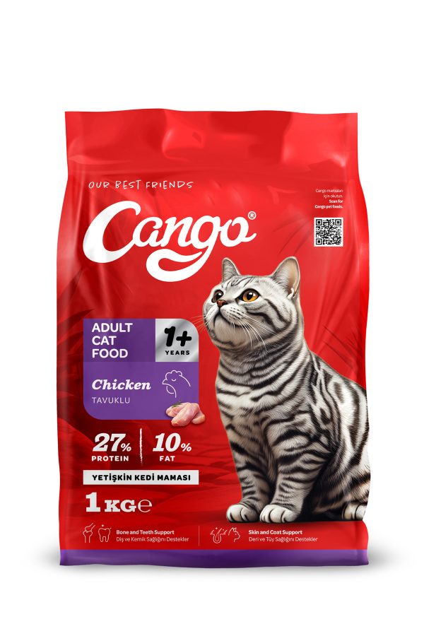 Cango Yetişkin Kedi Maması Tavuk Etli 1 Kg