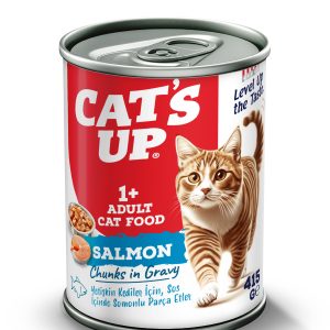 Cats Up Yaş Yetişkin Kedi Maması Somonlu 415gr - Görsel 1