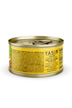 Bado Gurme Yaş Yetişkin Kedi Maması Hindi Etli 85 Gr 24 Adet - Görsel 3