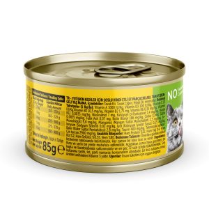 BADO GURME YAŞ YETİŞKİN KEDİ MAMASI HİNDİ ETLİ 85 GR 6 ADET - Görsel 4