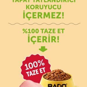 BADO GURME YAŞ YETİŞKİN KEDİ MAMASI HİNDİ ETLİ 85 GR 6 ADET - Görsel 5