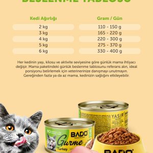 BADO GURME YAŞ YETİŞKİN KEDİ MAMASI HİNDİ ETLİ 85 GR 36 ADET - Görsel 9