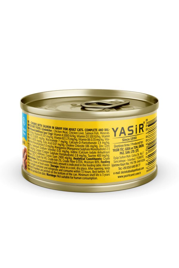 BADO GURME YAŞ YETİŞKİN KEDİ MAMASI SOMONLU 85 GR 36 ADET