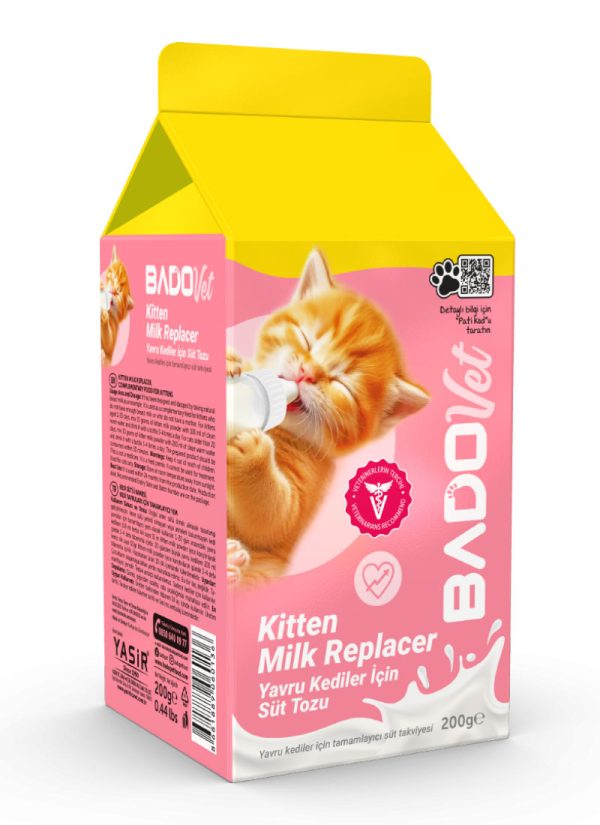 Bado Kitten Milk Replacer Yavru Kediler İçin Süt Tozu Besin Takviyesi 200ML
