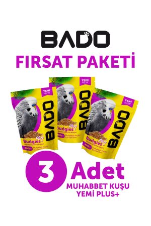 Bado Muhabbet Kuş Yemi Vitaminli 400GR 3Lü - Görsel 2
