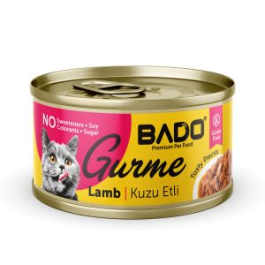 BADO GURME YAŞ YETİŞKİN KEDİ MAMASI KUZU ETLİ 85 GR 12 ADET - Görsel 2