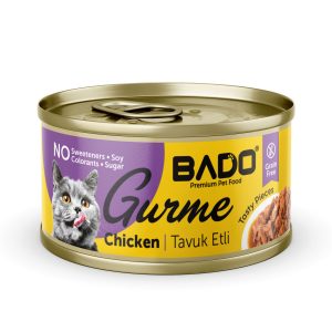 BADO GURME YAŞ YETİŞKİN KEDİ MAMASI TAVUKLU 85 GR 12 ADET - Görsel 2