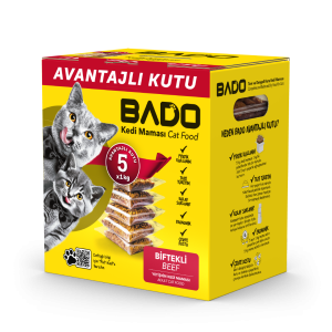 Bado Yetişkin Kedi Maması Etli 5x1kg - Görsel 2