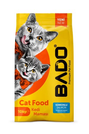 Bado Yetişkin Kedi Maması Somonlu 10 Kg - Görsel 1