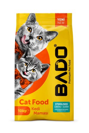 Bado Yetişkin Kısır Kedi Maması Somonlu 10 Kg - Görsel 1