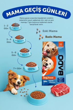 Bado Yetişkin Köpek Maması Biftekli 10 Kg - Görsel 4