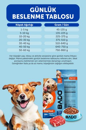 Bado Yetişkin Köpek Maması Biftekli 10 Kg - Görsel 5