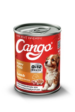 Cango Yavru Yaş Köpek Maması Kuzu Etli 415Gr 6Lı - Görsel 2