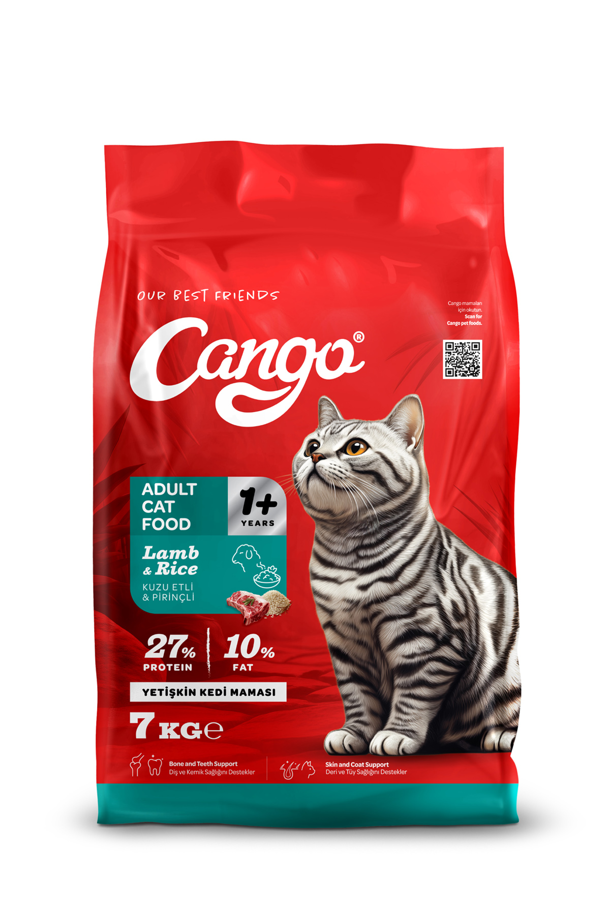 Cango Yetişkin Kedi Maması Kuzu Etli 7Kg - Görsel 1