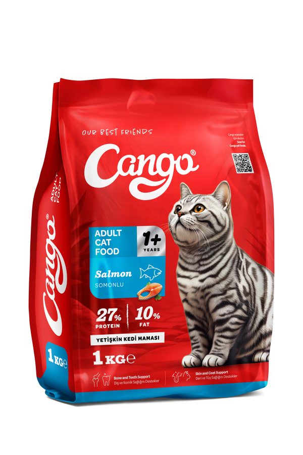 Cango Yetişkin Kedi Maması Somonlu 1 Kg
