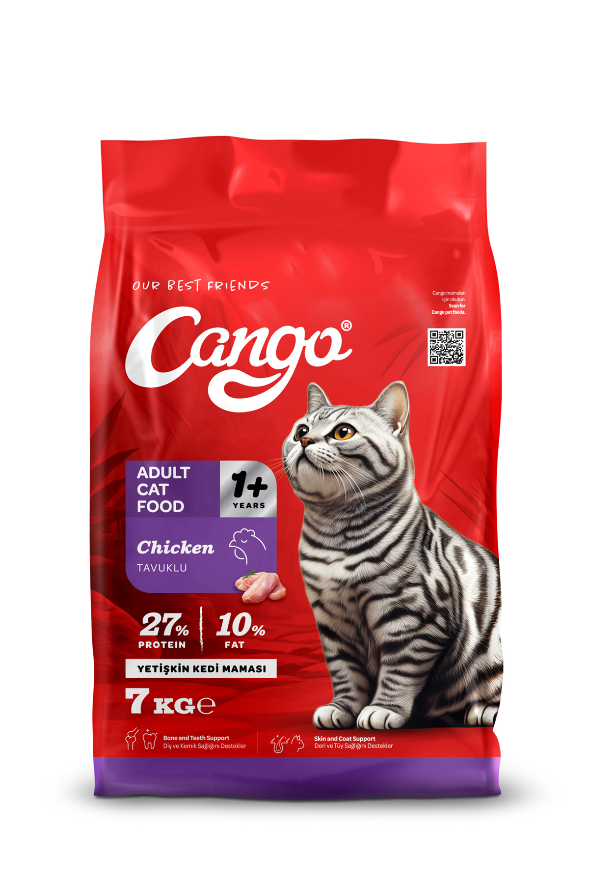 Cango Yetişkin Kedi Maması Tavuk Etli 7 KG - Görsel 1