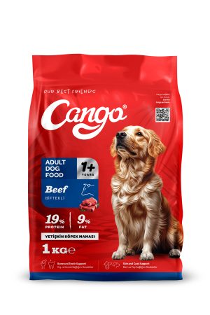 Cango Yetişkin Köpek Maması Etli Biftekli 1 Kg 5'li - Görsel 2