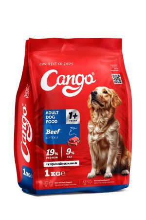 Cango Yetişkin Köpek Maması Etli Biftekli 1 Kg 5'li - Görsel 3