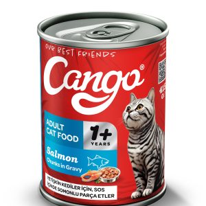 Cango Yetişkin Yaş Kedi Maması Somonlu 415Gr 6Lı - Görsel 2