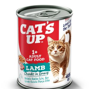 Cats Up Yaş Yetişkin Kedi Maması Kuzu Etli 415gr 24Lü - Görsel 2