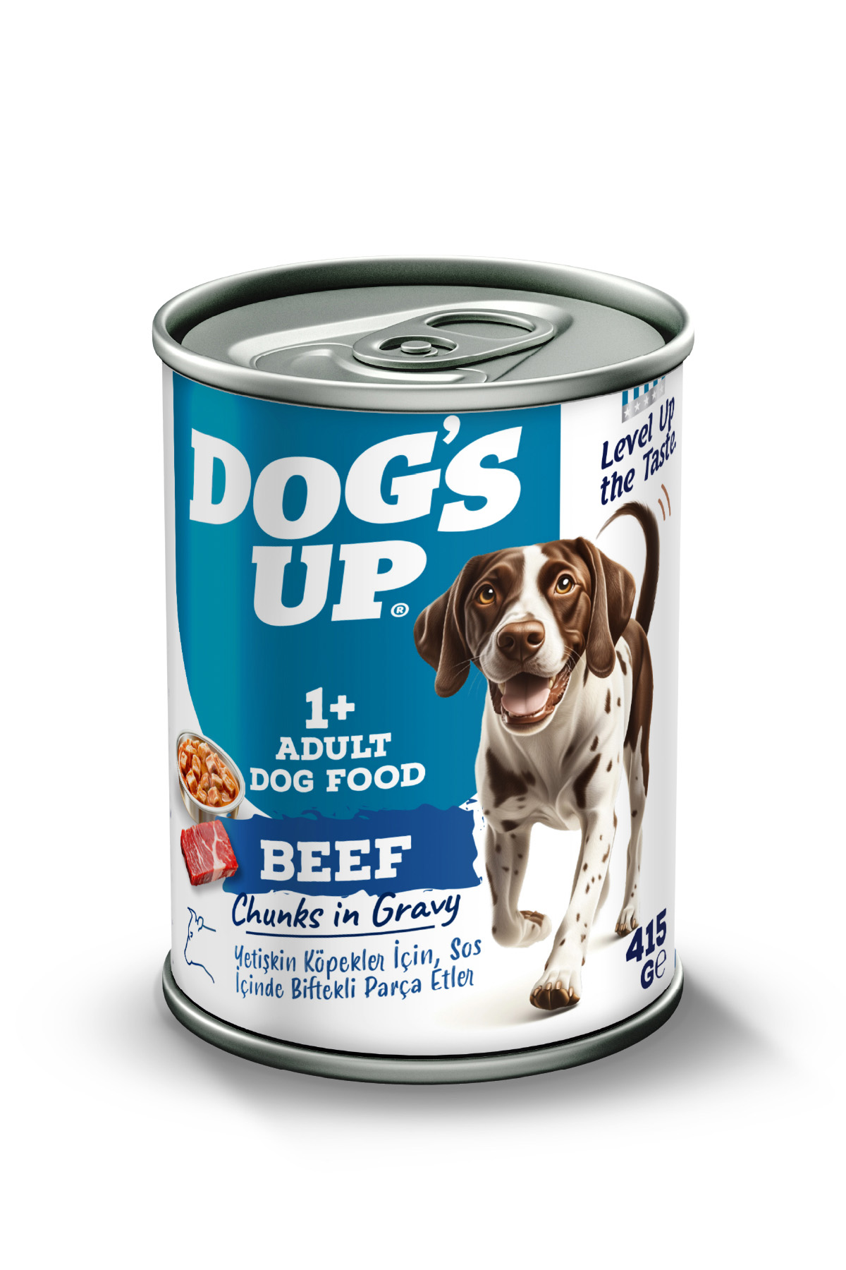 Dogs Up Yaş Yetişkin Köpek Maması Biftekli 415gr 24Lü - Görsel 2