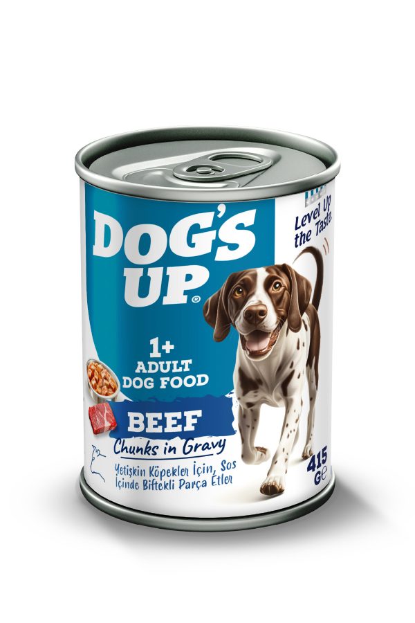 Dogs Up Yaş Yetişkin Köpek Maması Biftekli 415gr 6Lı