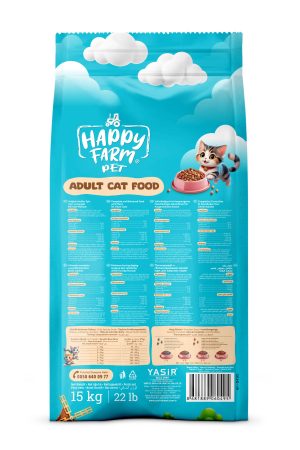 Happy Farm Etli Kedi Maması 15Kg - Görsel 4