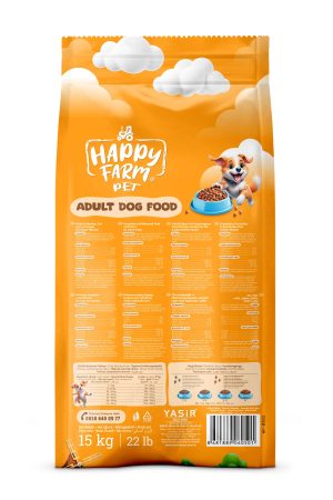 Happy Farm Etli Köpek Maması 15Kg - Görsel 4