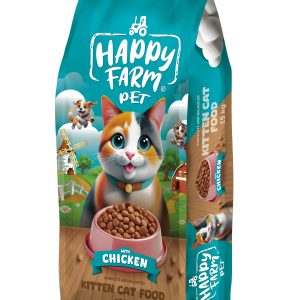 Happy Farm Yavru Kedi Maması Tavuk Etli Kitten 15 KG - Görsel 2