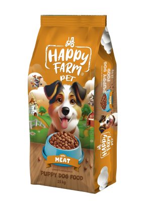 Happy Farm Yavru Köpek Maması Puppy Kuzu Etli 15 KG - Görsel 2