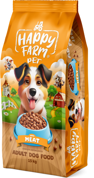 Happy Farm Etli Köpek Maması 15Kg - Görsel 2