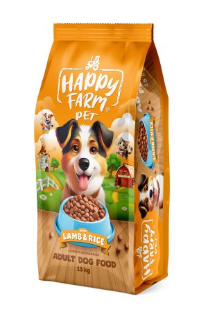 Happy Farm Yetişkin Köpek Maması Kuzu Etli 15 KG - Görsel 2