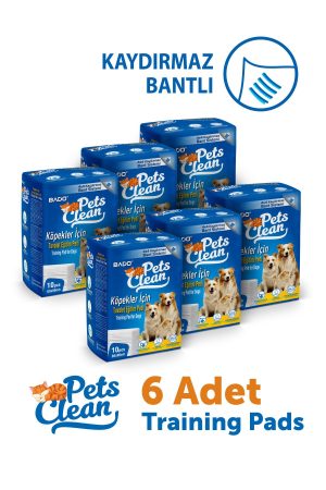 Pets Clean Eğitim(Çiş) Pedi 10lu 60*90Cm*6'lı Paket - Görsel 1