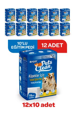 Pets Clean Eğitim(Çiş) Pedi 10lu 60*90Cm*12'li Paket - Görsel 2