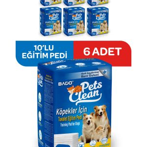Pets Clean Eğitim(Çiş) Pedi 10lu 60*90Cm*6'lı Paket - Görsel 2