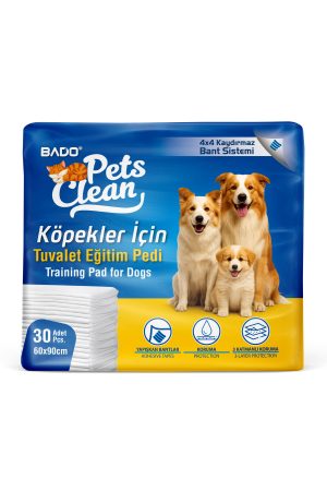 Pets Clean Eğitim(Çiş) Pedi 30lu 60*90Cm 4'lü Paket - Görsel 2