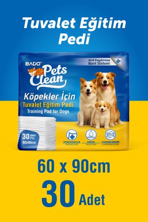 Pets Clean Eğitim(Çiş) Pedi 30lu 60*90Cm 4'lü Paket - Görsel 4