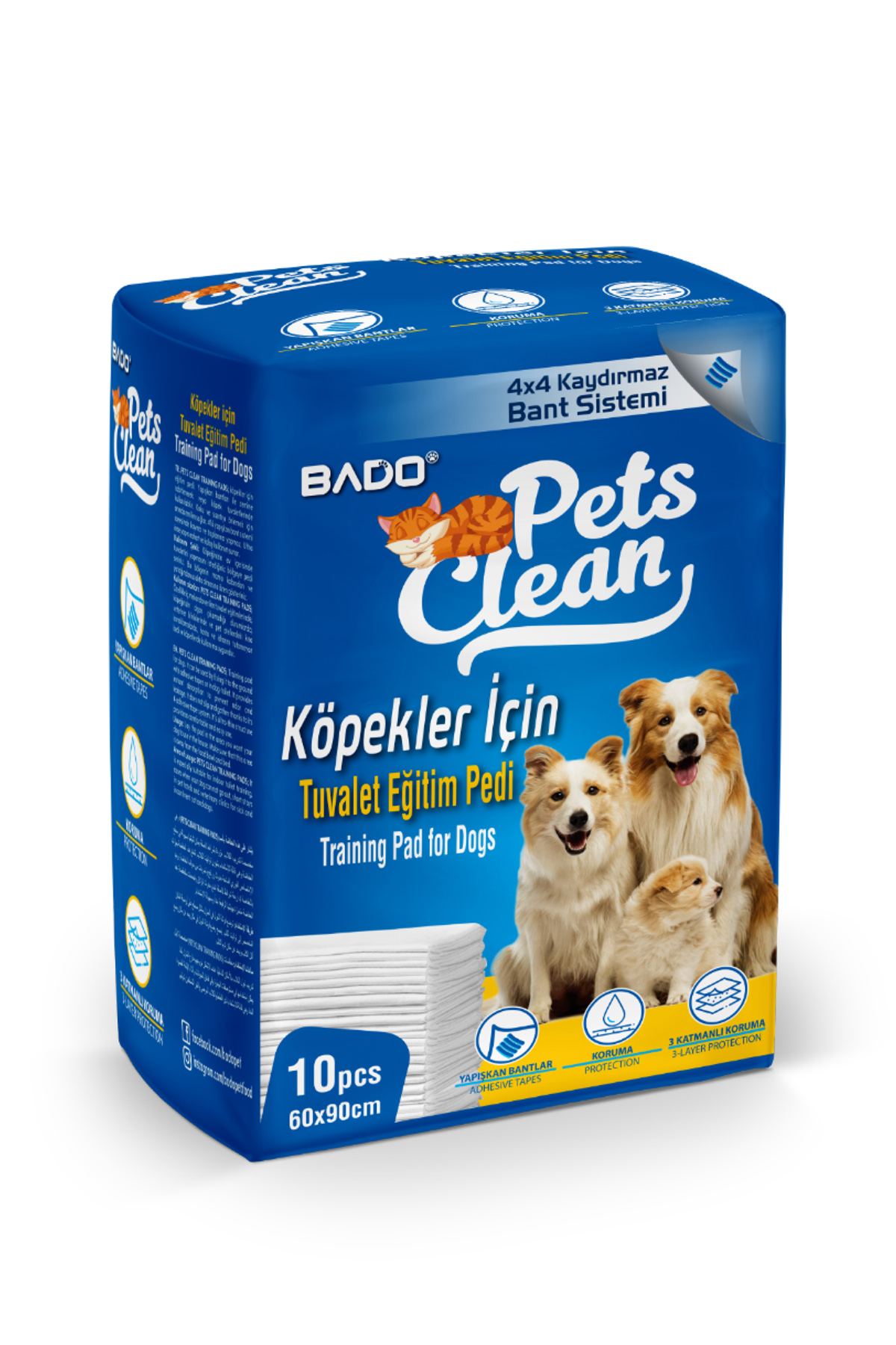 Pets Clean Tuvalet Eğitim Pedi 10 ADET (60*90CM) - Görsel 3
